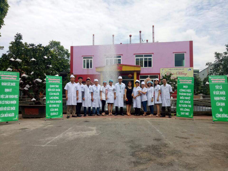 Công ty cổ phần Nam Việt tổ chức khám sức khỏe định kỳ cho cán bộ công nhân viên